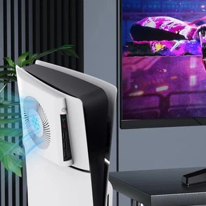 PS5 Slim Seiten Lüfter Externer Konsolenkühler für PlayStation 5 Slim - Bild 1 von 11