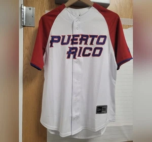 New Era Authentic Puerto Rico Jersey Size M Medium - Picture 1 of 6