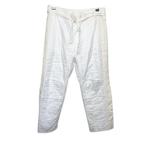 Isabel Marant White Crop Cotton Drawstring Pants Women’s Sz FR 38, US 6 Casual - Picture 1 of 10