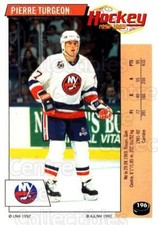 1992-93 Panini Stickers French #196 Pierre Turgeon