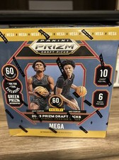 2023 Panini PRIZM Draft Picks NBA Basketball MEGA Box 6 Packs Brand New & Sealed