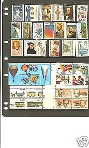 1983 Commemorative Year Set of 35 MNH Stamps  - Image 1 of 1