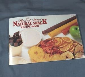 Harvest Maid Natural Snack Dehydrator Recipe Book Fruit Roll Ups Candy Beef Jerk - Picture 1 of 4