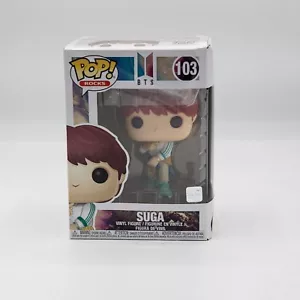 Funko Pop nuovo con scatola! Figurina Rocks BTS SUGA 103 Corea del Sud Boy Band da collezione - Foto 1 di 8