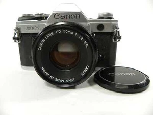 Canon AE-1 35mm SLR w/FD 50mm f1.8 S.C. - Picture 1 of 7
