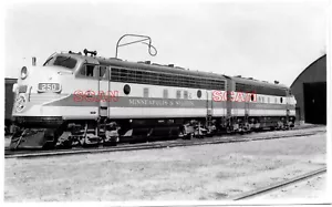 25A873 RP AÑOS 60? LOCOMOTORA DE FERROCARRIL MINNEAPOLIS & ST LOUIS #250 PEORIA - Imagen 1 de 1