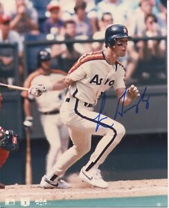 Luis Gonzalez Houston Astros Signed Autographed 8x10 Photo 1992 Auto Early Sig