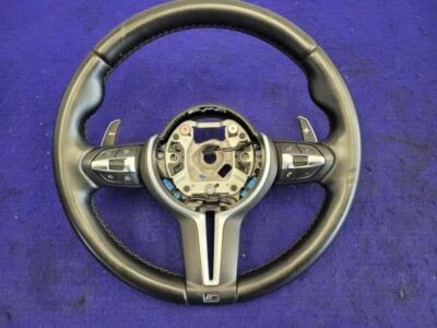 BMW M4 F82 F83 2015-2020 volante deportivo tablero del conductor cuero negro Foto 1 de 4