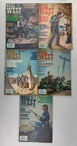 Real West Magazine, Vol. 26, 1983, Vintage Western History, Pulp, Lot of 5 - Picture 1 of 21