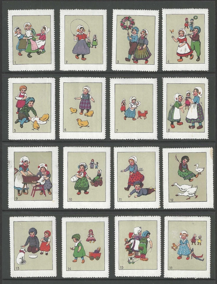 Germany, Children Set of 24 Early Poster Stamps/Cinderella Labels - Image 1 of 2