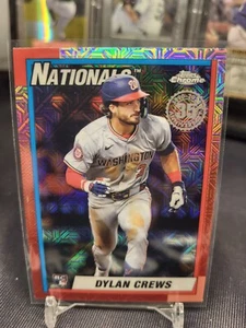 Dylan Crews 2025 Topps Series 1 #T90C-44 🔥 RC Silver Pack 1990 🔥 Nationals - Picture 1 of 2