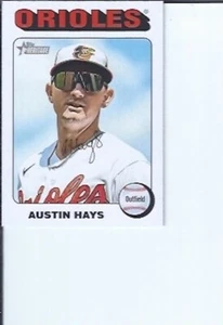 Austin Hays 2024 Topps Heritage White Border Parallel - Picture 1 of 1