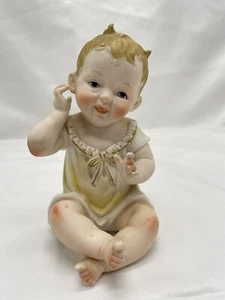 VTG Piano Baby Vcagco Ceramic Japan 6 1/2 Inches - Picture 1 of 7
