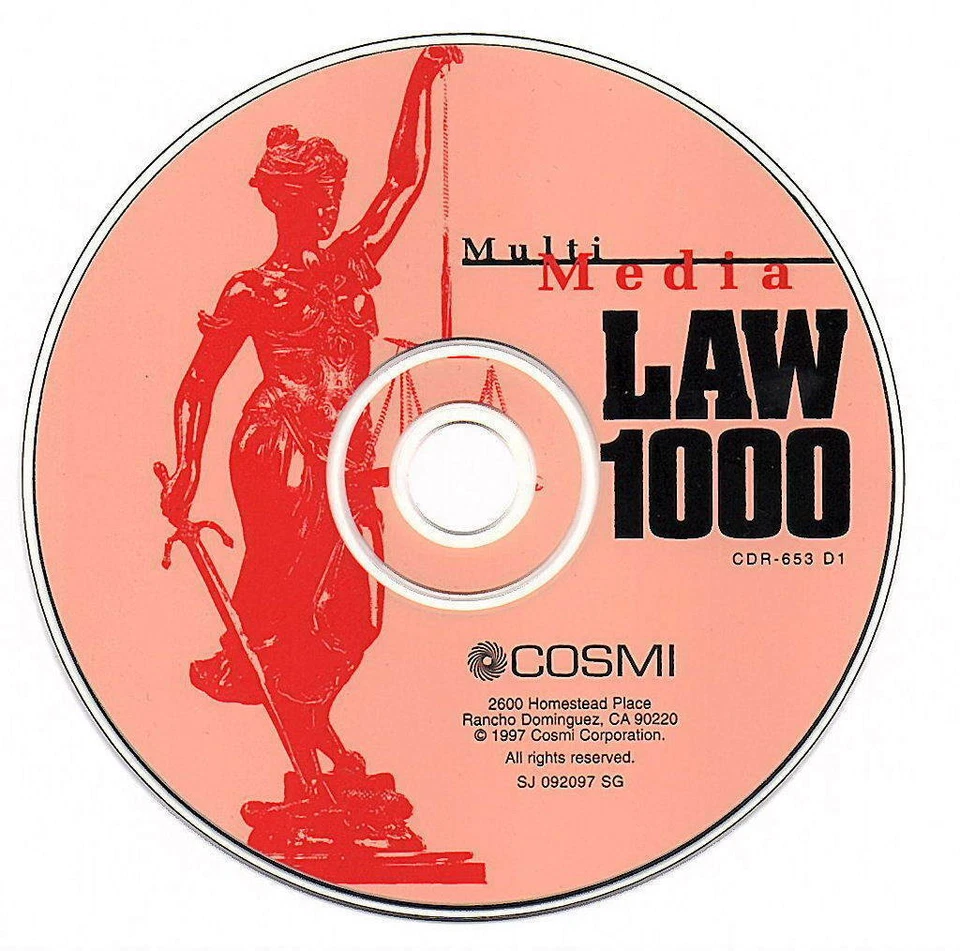 Multi Media Law 1000 write create legal documents forms law tools CD - Image 1 of 1