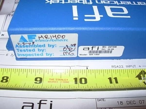 1 x MR-1400 American Fibertek AFI  - Imagen 1 de 2