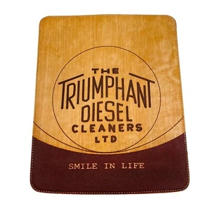 DIESEL Custodia Per Documenti In Pelle Marrone Per Tablet - Foto 1 di 10