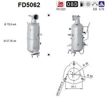 DPF Rußpartikelfilter Dieselpartikelfilter AS FD5062 Cordierit für OPEL ANTARA