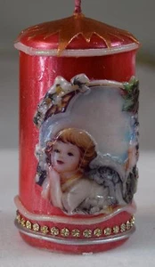 Ausgefallene Kerze, Handarbeit, Kerze, Weihnachten, Wachs, Engel - Bild 1 von 3