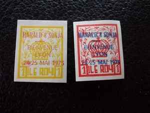 FRANKREICH - 2 Briefmarken 1975 n ** postfrisch (Ile Roy) (A71) - Bild 1 von 1