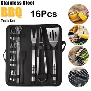 16-teiliges Grillzubehör-Set für Blackstone, Outdoor Camping BBQ Grillplatte Werkzeug-Set - Bild 1 von 10