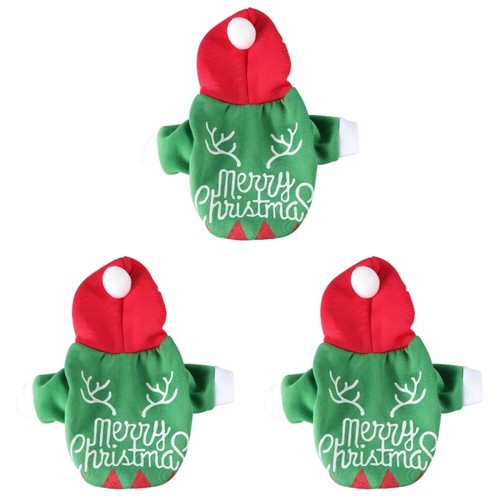 VETEMENTS Abbigliamento freddo cane vestito invernale felpa con cappuccio maglione cane Natale costume