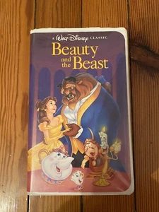 Rare Beauty and the Beast VHS 1992 BLACK DIAMOND Walt Disney Christmas Lead - Picture 1 of 6
