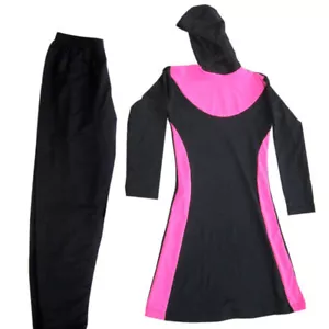 Muslim Swimwear Girls Kids Full Cover Swimsuit Islamic Modest Beachwear Burkini - Picture 1 of 13