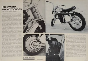 1967 Husqvarna 360 Cross 8 Speed 6p motorcycle test article - Picture 1 of 1