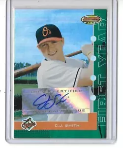 2005 BOWMAN'S BEST FIRST YEAR ROOKIE #106 C.J. SMITH RC AUTO 371/399,ORIOLES - Picture 1 of 1