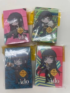 Juego completo de 4 cartas de juego originales Ado x Georgia Coffee - Imagen 1 de 2