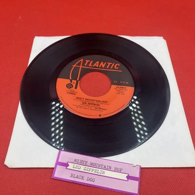 LED ZEPPELIN  Black Dog / Misty Mountain Hop  original 45 from 1971 - Image 1 of 2