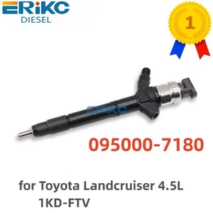 095000 7180 Fuel Injector 095000-7180 for Toyota Landcruiser 4.5L 1KD-FTV - Picture 1 of 7