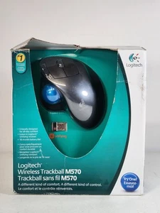 Logitech Wireless Trackball Trackman M570 Unifying Receiver NEW Sealed - Photo 1/5