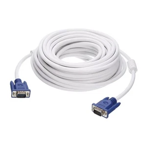 VGA to VGA Cable, 15M/49.2ft Male to Male VGA 3+4 Video Cable - Afbeelding 1 van 4