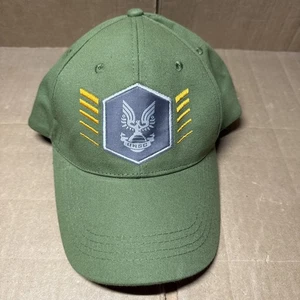 Gorra Halo UNSC Culturefly verde y naranja Snapback Microsoft Xbox - nunca usada - Imagen 1 de 6