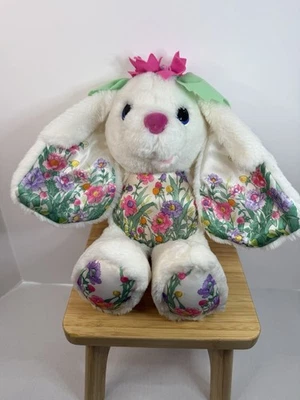 1992 Peppermint Rose Candy Blossoms coco clavel blanco peluche conejito - raro Foto 1 de 4