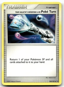 2009 Pokemon Team Galactic's Invention G-105 Poke Turn 118/127 Platinum LP Card - Picture 1 of 2