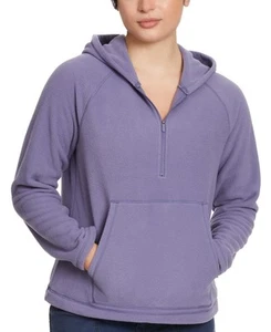 Bass Outdoor Women Regular fit Quarter zip Sweatshirt Small Blue Solid - Picture 1 of 1