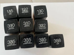 10 X MAYBELLINE FIT ME FOUBDATIONS ASSORTED - Picture 1 of 2