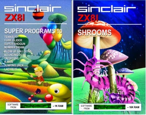 SHROOMS (16K) + SUPERPROGRAMAS 10 (1K) JUEGOS PARA Sinclair ZX81 NUEVOS LANZAMIENTOS - Imagen 1 de 1
