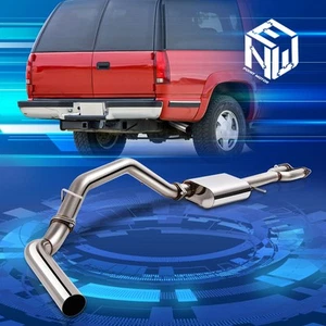 For 96-99 Chevy Tahoe GMC Yukon 5.7L 3" Stainless Catback Exhaust w/Muffler Tip - Picture 1 of 5