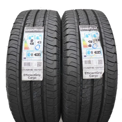 215 60 16C 2x GOODYEAR 215/60 R16C 103/101T Cargo Sommerreifen 2020 VOLL - Bild 1 von 4