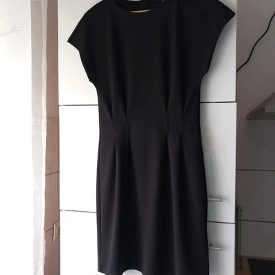 Etuikleid Damen Kleid ärmellos mit RV am Rücken Gr S schwarz neu - Bild 1 von 3