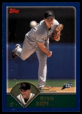 2003 Topps #224 Ryan Rupe Tampa Bay Devil Rays Baseball - Image 1 of 2