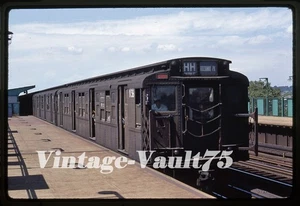 ORIG SLIDE NY NYC TRANSIT BMT IND R-6 1136 SUBWAY NYCTA QUEENS KODACHROME 1968 - Bild 1 von 1