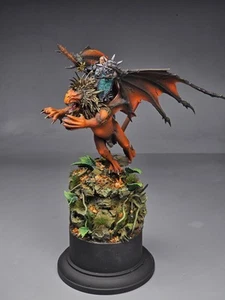 Warhammer Fantasy/AOS Chaos Lord on Manticore Diorama Pro Painted - Picture 1 of 4