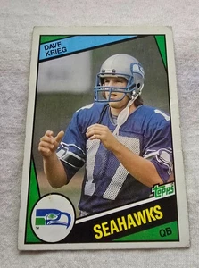 1984 Topps - Dave Krieg #195 (RC) - Bild 1 von 2