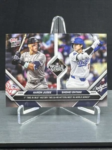2024 AARON JUDGE / SHOHEI OHTANI - Topps Now - World Series #863 - Picture 1 of 3