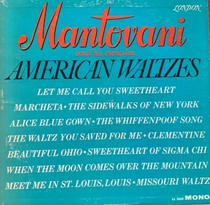 MANTOVANI ~ Gebraucht-LP-- AMERIKANISCHE WALZER - SELTEN GESPIELT.. Sehr guter Zustand/G - Bild 1 von 4