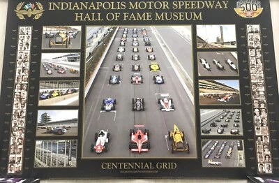 Indianapolis Motor Speedway Museum " Hall of Fame” Poster - Image 1 of 4